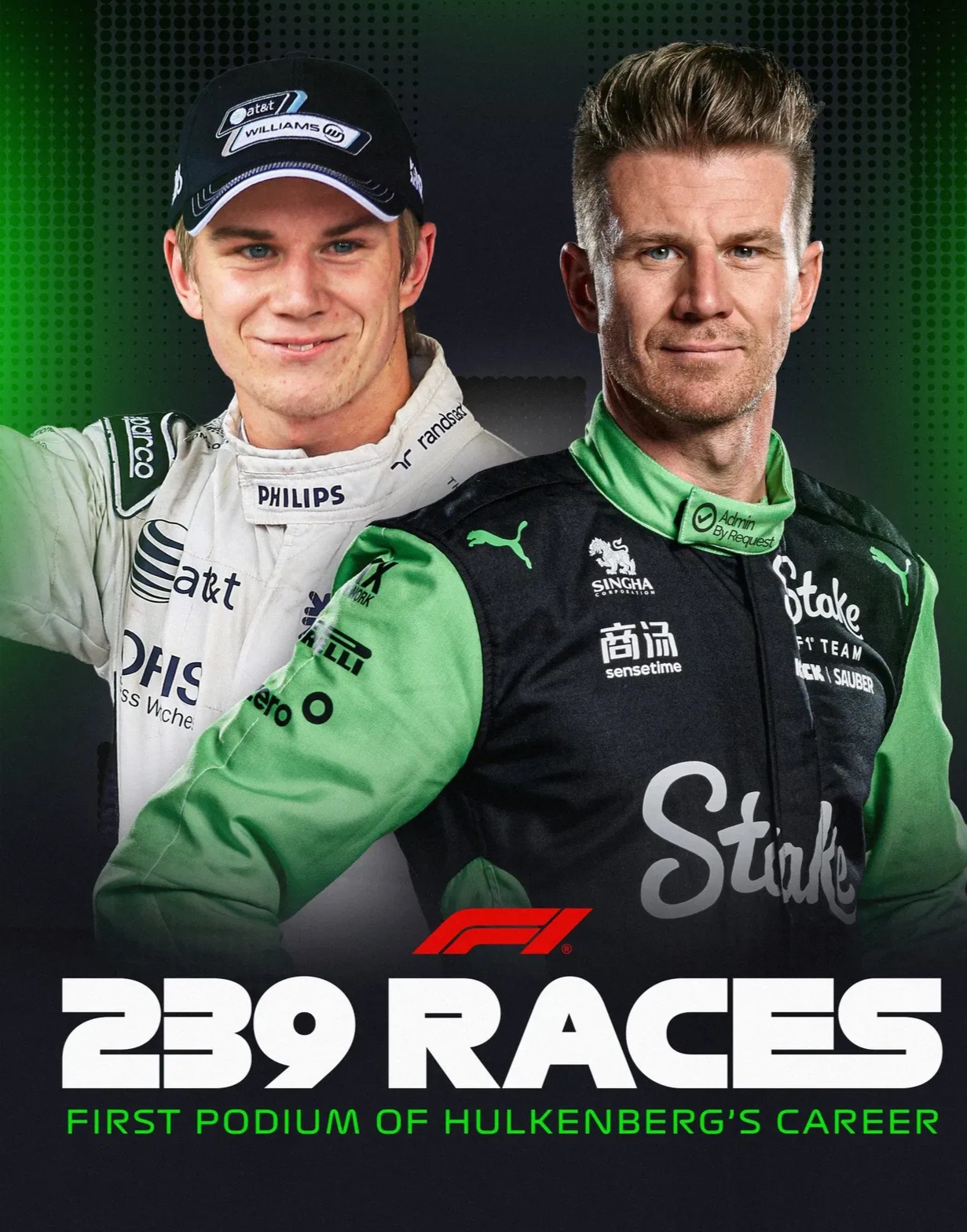 索伯车队险胜哈斯车队，阿隆索刷新纪录